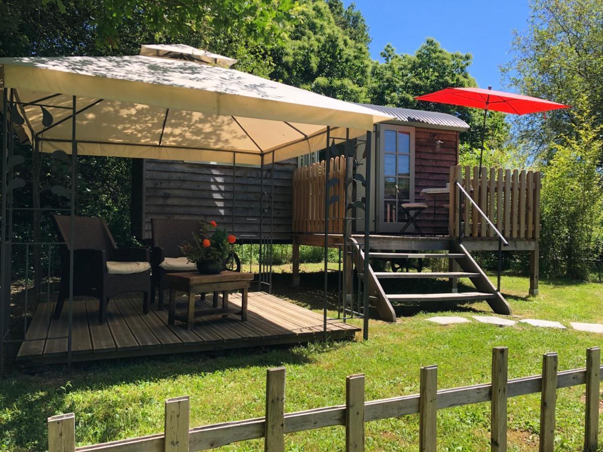Willa The Dordogne Huts With Private Pool And Jacuzzi Payzac  Zewnętrze zdjęcie